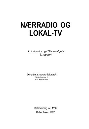 NÆRRADIO OG LOKAL-TV Lokalradio