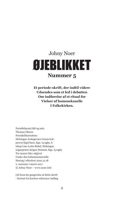 ØJEBLIKKET Nr. 5 (Kapitlerne 17-19 som pdf) - Johny Noer