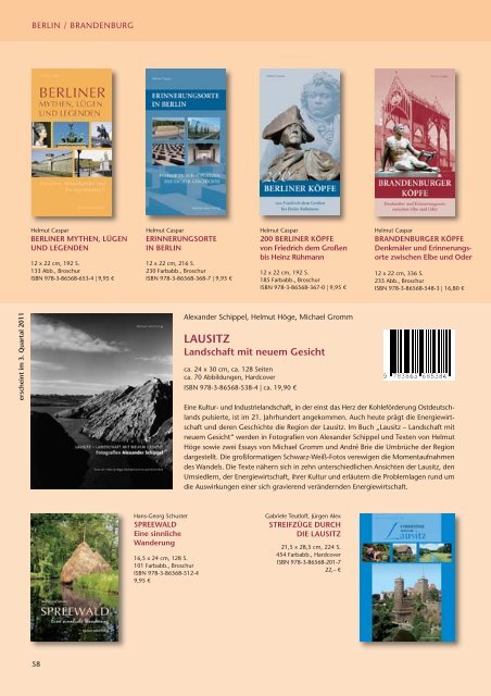 Bücher siehe unter: www.imhof-verlag.de - Michael Imhof Verlag