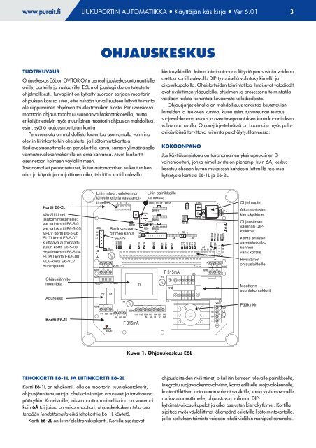 Liukuportin automatiikka - Pur-Ait Oy