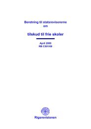 Hent beretningen her (pdf) - Rigsrevisionen