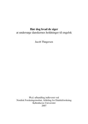 Hør dog hvad de siger - Note-to-Self: Trials & Errors