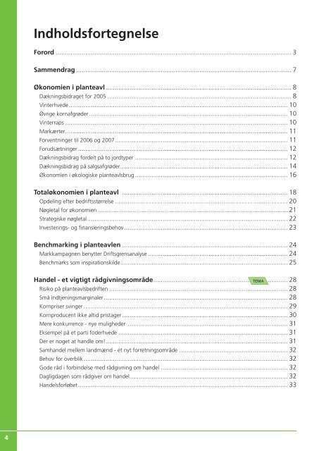 Produktionsøkonomi 2006 - Planteavl - LandbrugsInfo