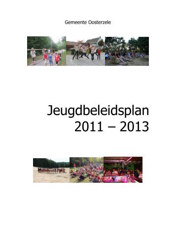 Jeugdbeleidsplan 2011 – 2013 - Gemeente Oosterzele