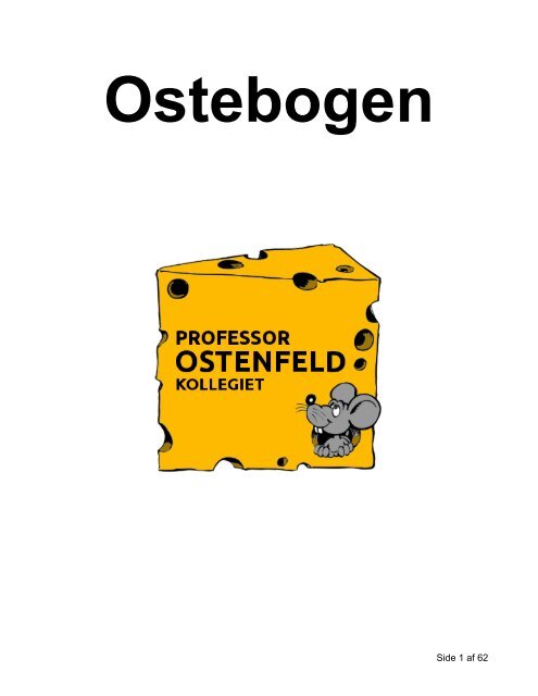 Svig hulkende At deaktivere Ostebogen - Prof. Ostenfeld Kollegiet