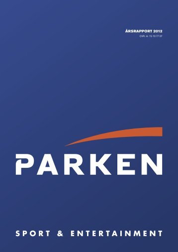 Årsrapport 2012 - Parken