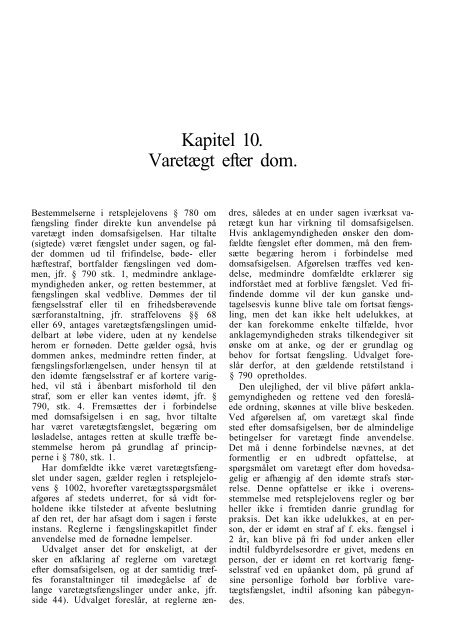 Betænkning 728 om anholdelse og varetægt - 1974 - Krim