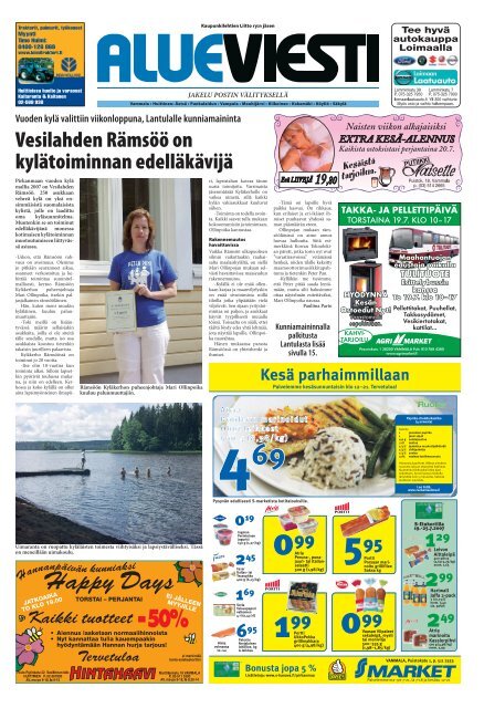 Vesilahden Rämsöö on kylätoiminnan edelläkävijä