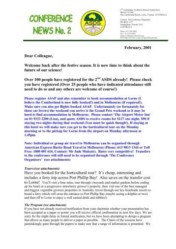 ASDS Newsletter No. 2
