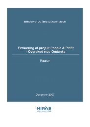 Evaluering af projekt People & Profit - Overskud ... - Samfundsansvar