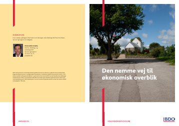 Brochure om kirkekasser - BDO