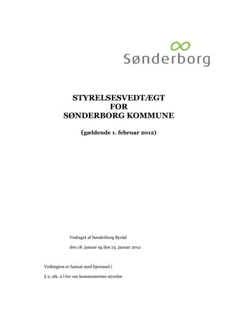 Klik her for at læse styrelsesvedtægten - Sønderborg Kommune