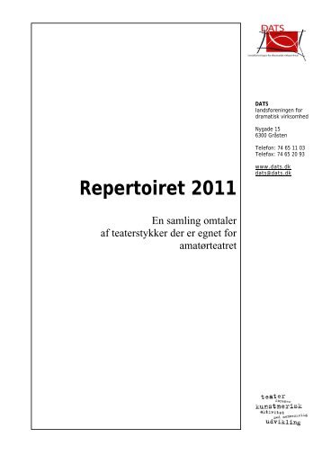 Repertoiret 2011 - DATS