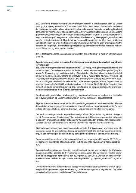 Hent beretningen her (pdf) - Rigsrevisionen