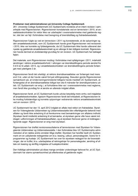 Hent beretningen her (pdf) - Rigsrevisionen