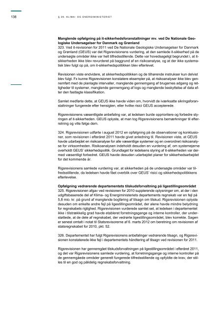 Hent beretningen her (pdf) - Rigsrevisionen
