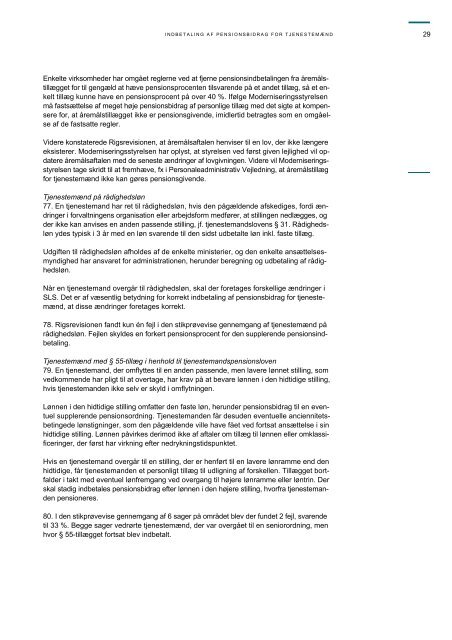 Hent beretningen her (pdf) - Rigsrevisionen