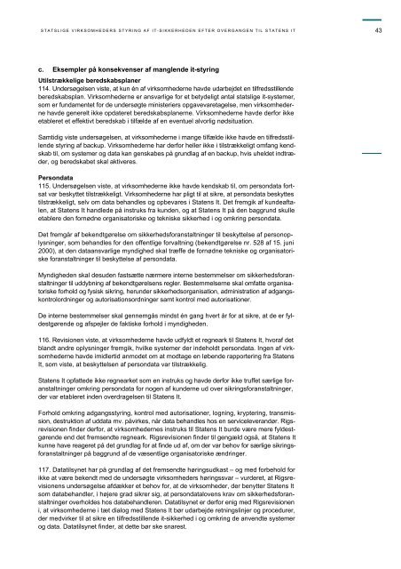 Hent beretningen her (pdf) - Rigsrevisionen