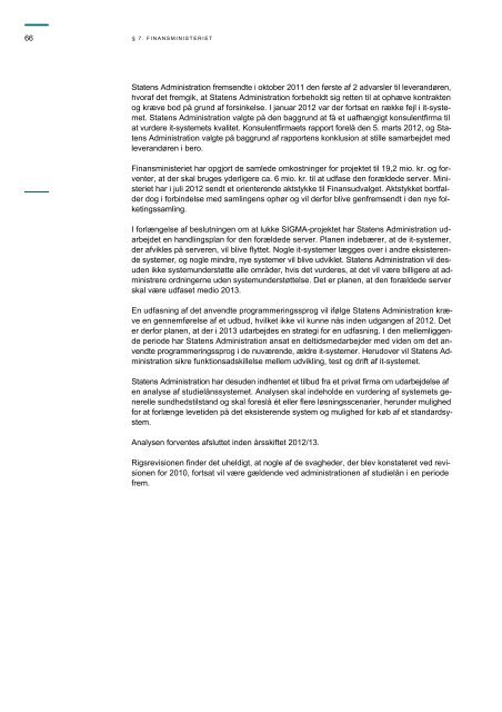 Hent beretningen her (pdf) - Rigsrevisionen