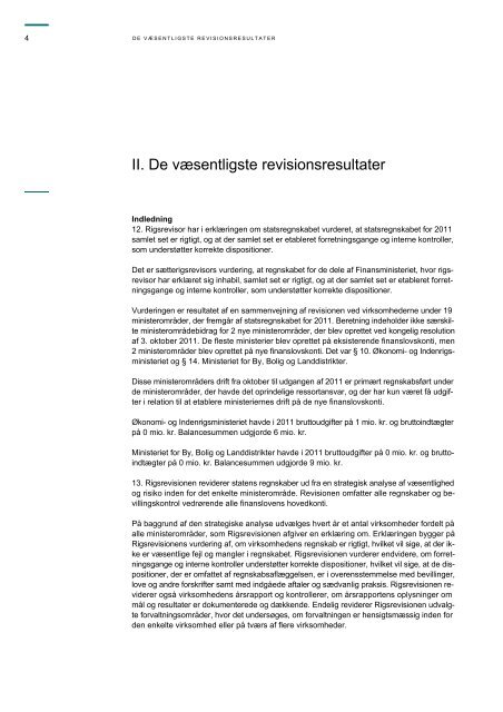 Hent beretningen her (pdf) - Rigsrevisionen