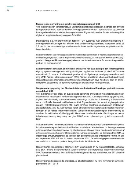 Hent beretningen her (pdf) - Rigsrevisionen