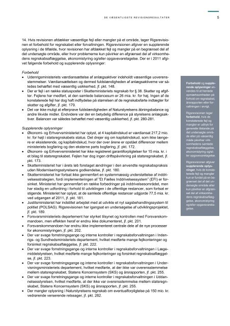 Hent beretningen her (pdf) - Rigsrevisionen
