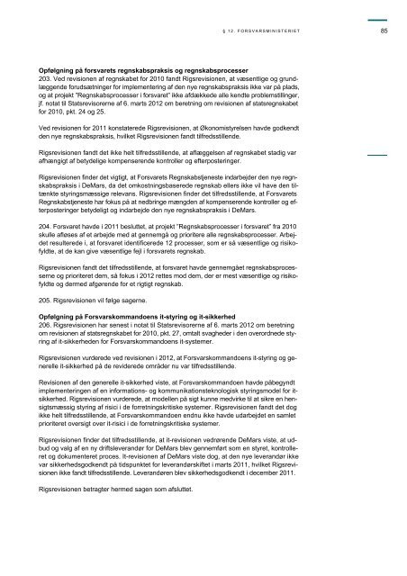 Hent beretningen her (pdf) - Rigsrevisionen