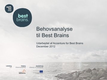 Behovsanalyse til Best Brains - Udvikling Fyn