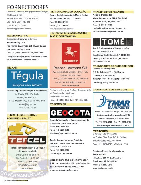 Revista Fornecedores Governamentais 13