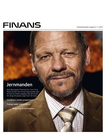 Magasinet Finans nr. 7/2007 (PDF) - Finansforbundet