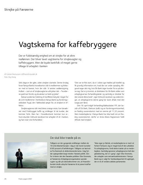 Magasinet Finans nr. 7/2007 (PDF) - Finansforbundet