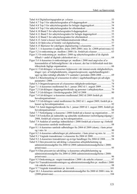 Benchmarking af arbejdsløshedskasserne 2009