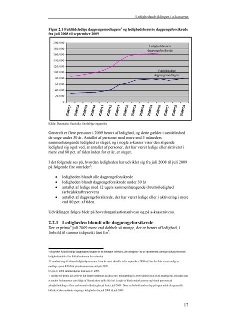 Benchmarking af arbejdsløshedskasserne 2009