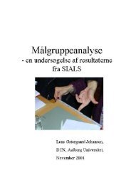 2. FVU-matematik og SIALS-undersøgelsen - UNI•C