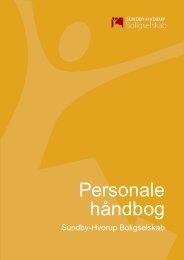 Personalehåndbogen - Sundby-Hvorup Boligselskab