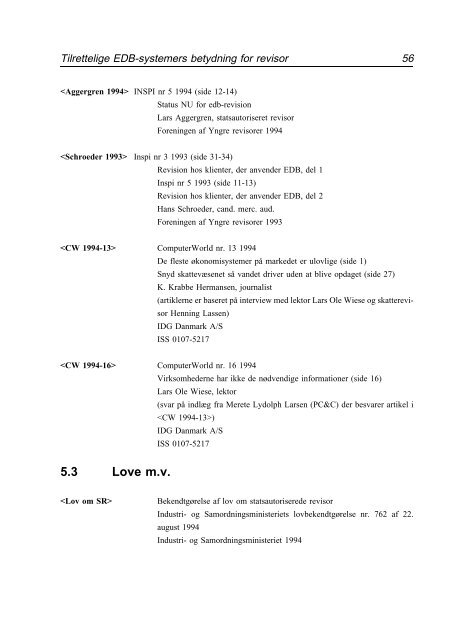 EDB-systems betydning for revisors arbejde - Peter Havskov ...