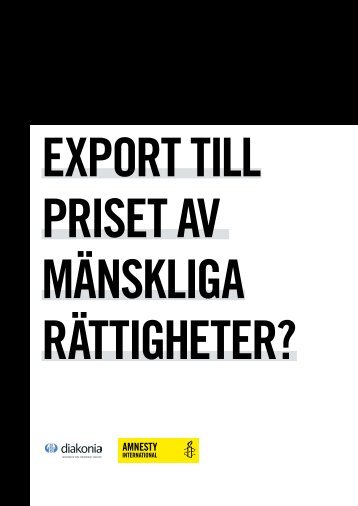 Export till priset av mänskliga rättigheter - Diakonia