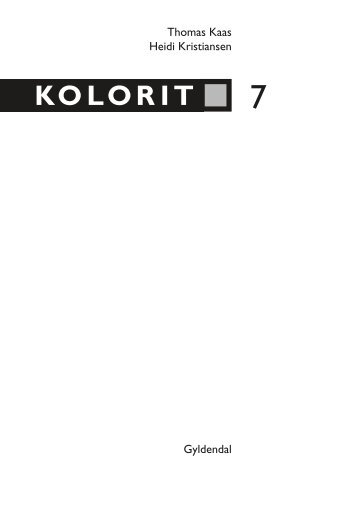 KOLORIT - Syntetisk tale