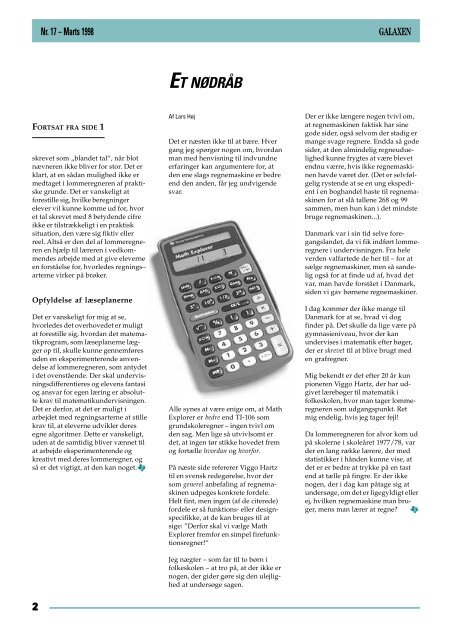 PDF: Galaxen Nr. 17 - Marts 1998 - SmartData