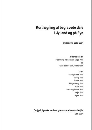 Kortlægning af begravede dale i Jylland og på Fyn