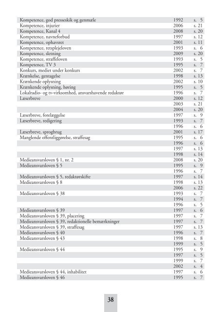 Årsberetning 2010 - Pressenævnet