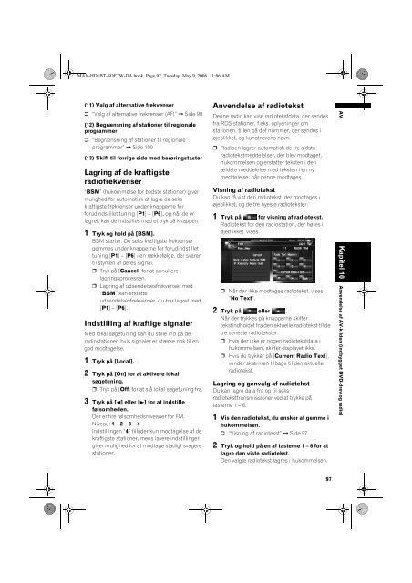 AVIC-HD1BT - Download Instructions Manuals