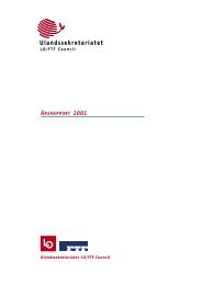 Årsrapport 2001 - Ulandssekretariatet