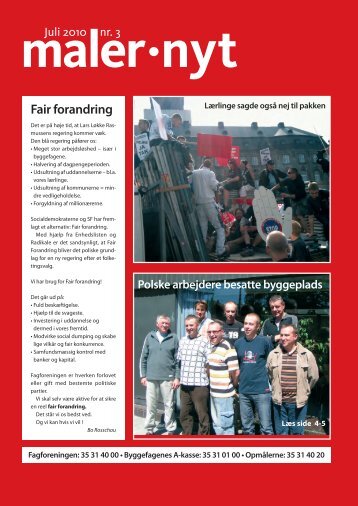 malernyt nr. 3 2010, som pdf - Malernes Fagforening Storkøbenhavn