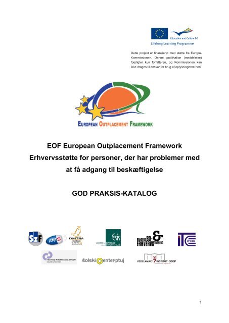 Good practice catalogue - European Outplacement Framework