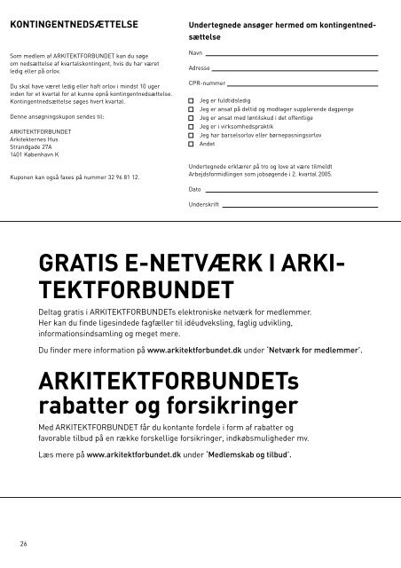 DIMITTENDERNE KOMMER! - Arkitektforbundet