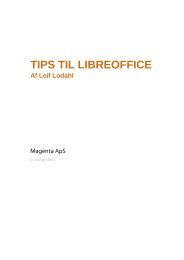 Tips til LibreOffice af Leif Lodahl - Gideonskolen
