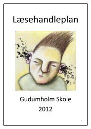 Læsehandleplan - Gudumholm Skole