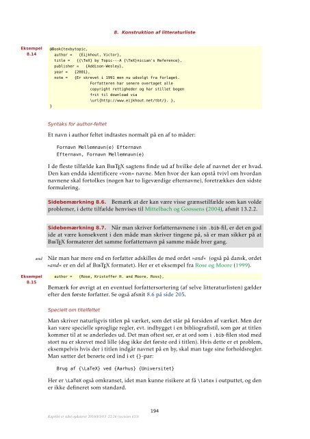 Introduktion til LaTeX