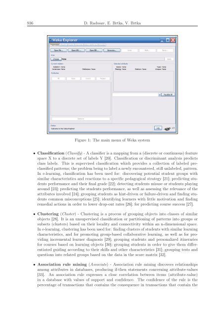 Mining Association Rules from Empirical Data in the Domain of ...